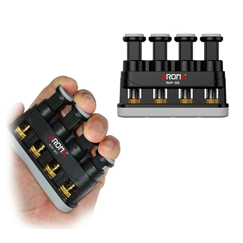 Aroma AHF-05 Finger Exerciser for Guitar, Bass, and Piano – Medium Tension Hand Grip