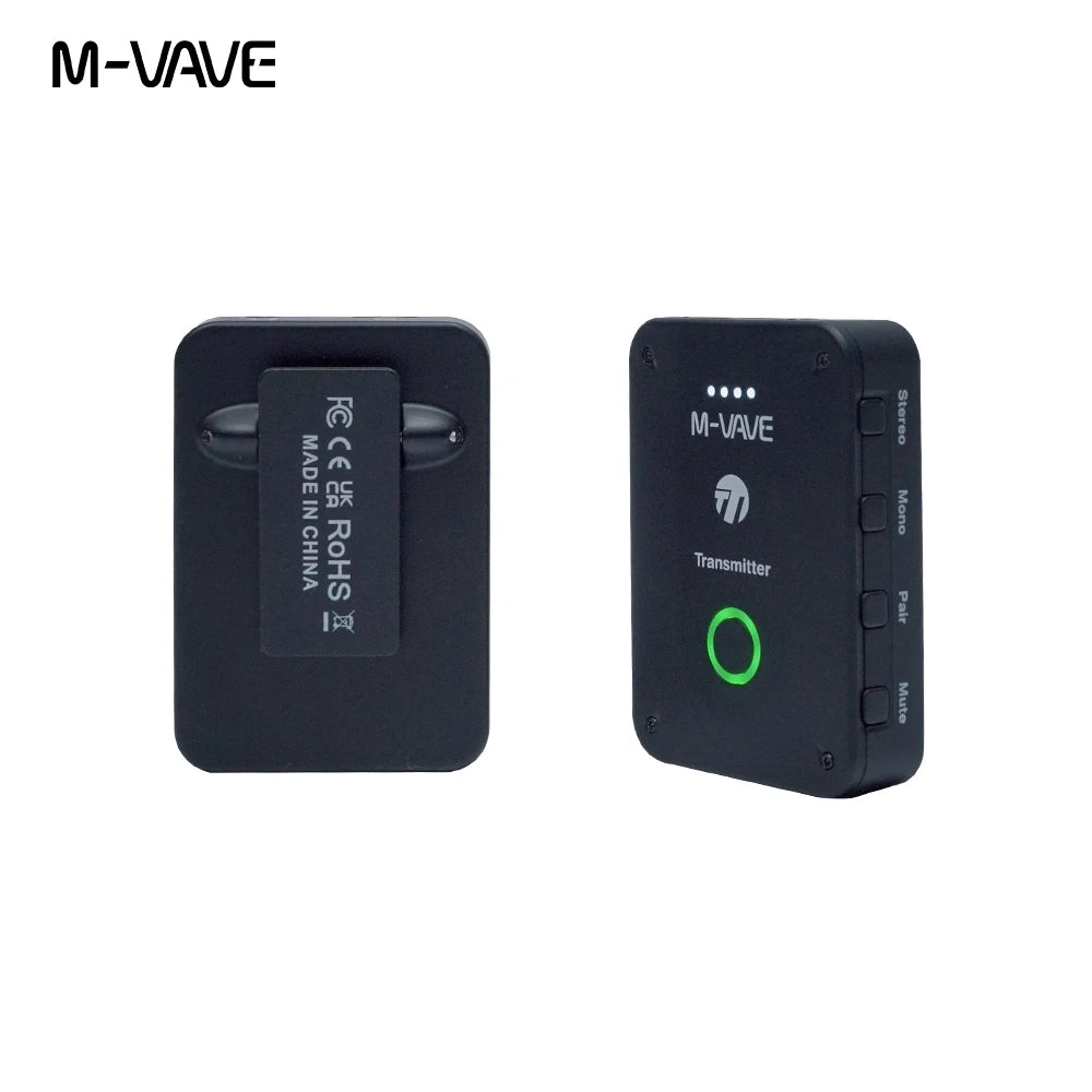 M-VAVE WP-9 2.4G Wireless In-Ear Monitor System – Rechargeable Transmitter & Receiver
