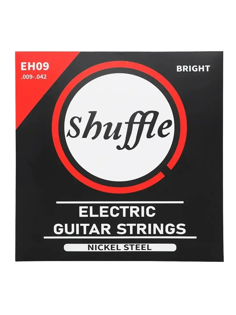 EH09 Electric Guitar Strings – Hexagonal Alloy High Carbon Steel Core, 6-String Set