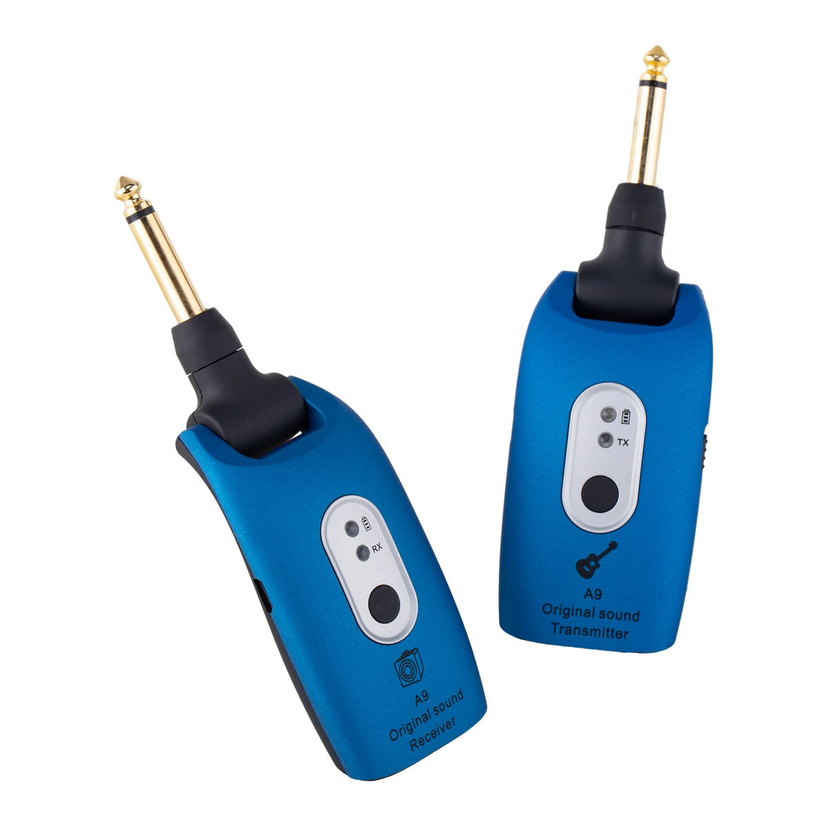 2.4GHz Wireless Guitar System – Universal Electric & Acoustic Guitar Transmitter & Receiver