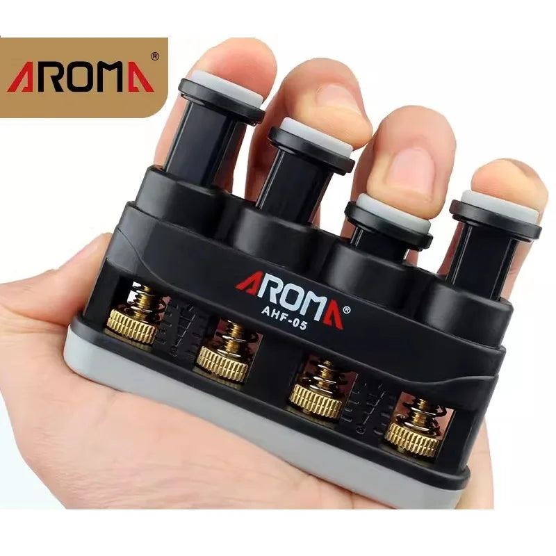 Aroma AHF-05 Finger Exerciser for Guitar, Bass, and Piano – Medium Tension Hand Grip