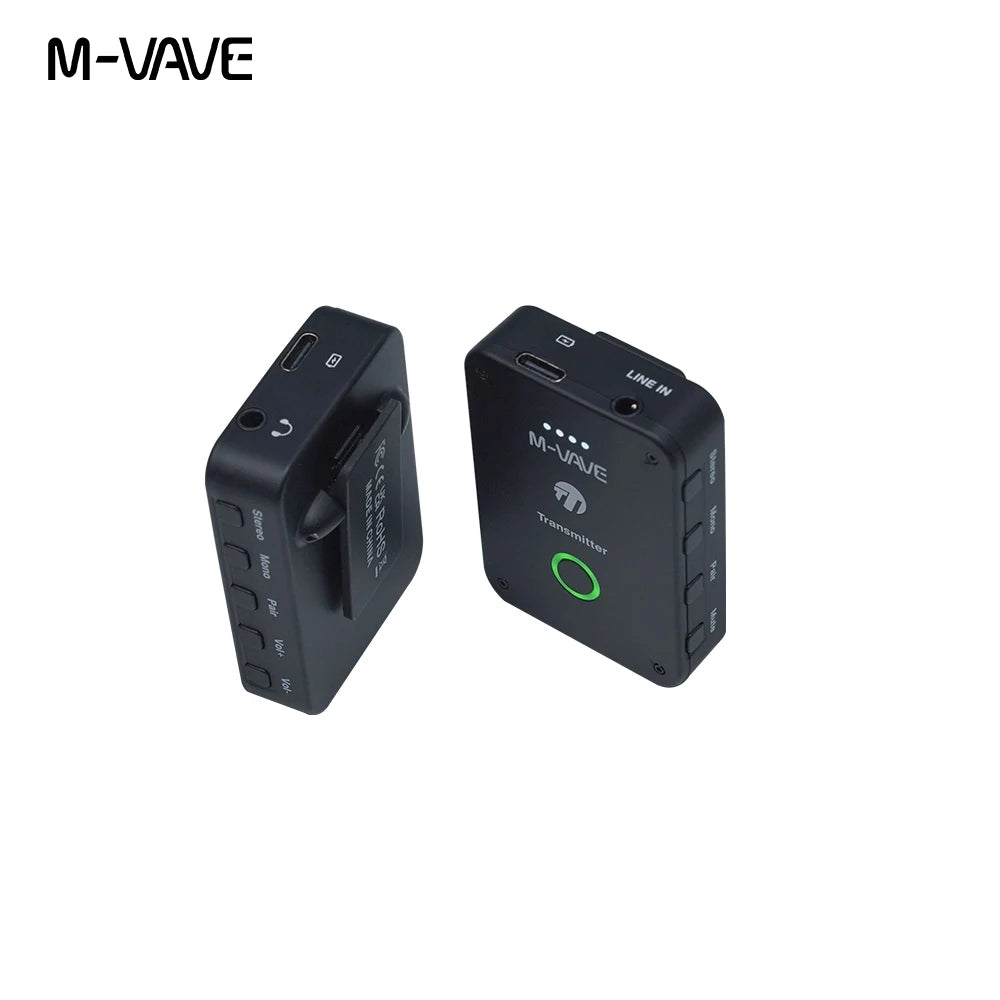 M-VAVE WP-9 2.4G Wireless In-Ear Monitor System – Rechargeable Transmitter & Receiver