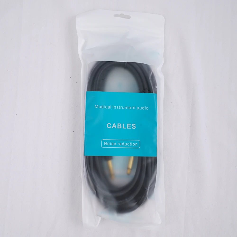 6.35mm (1/4") Audio Cable – Straight to Straight Instrument Cable for Musical Instruments, 3m/6m/10m
