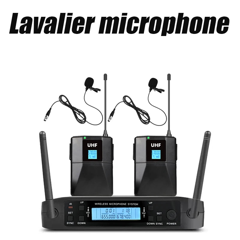 Professional UHF Wireless Microphone – Rechargeable Handheld Microphone for Stage, KTV & Public Speaking