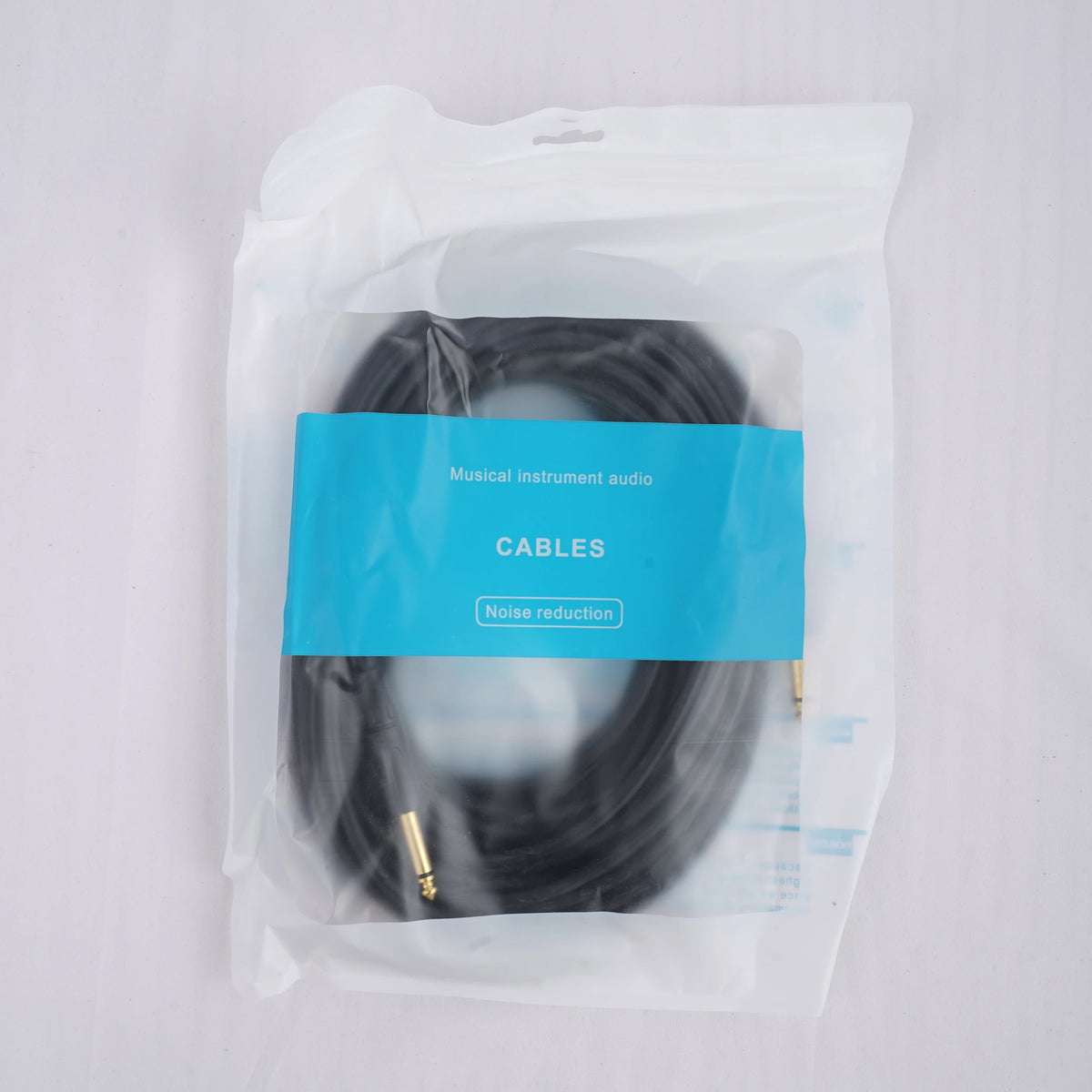 6.35mm (1/4") Audio Cable – Straight to Straight Instrument Cable for Musical Instruments, 3m/6m/10m